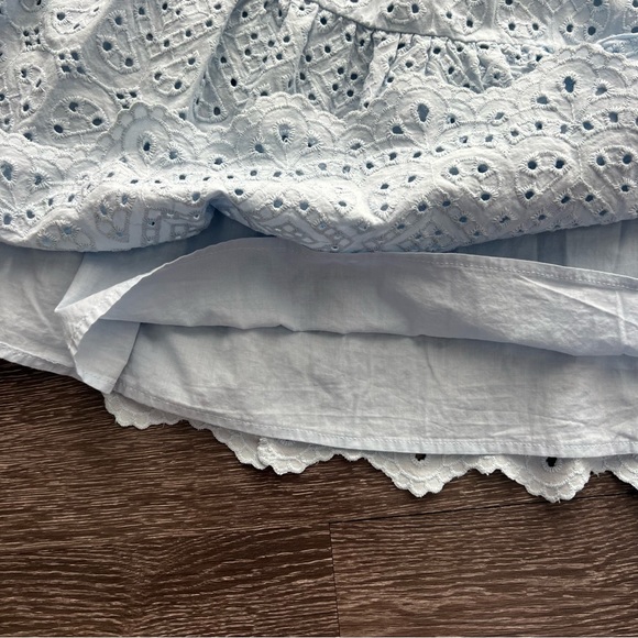 Anthropologie Maeve Harper Eyelet Babydoll Mini Dress - Picture 7 of 9